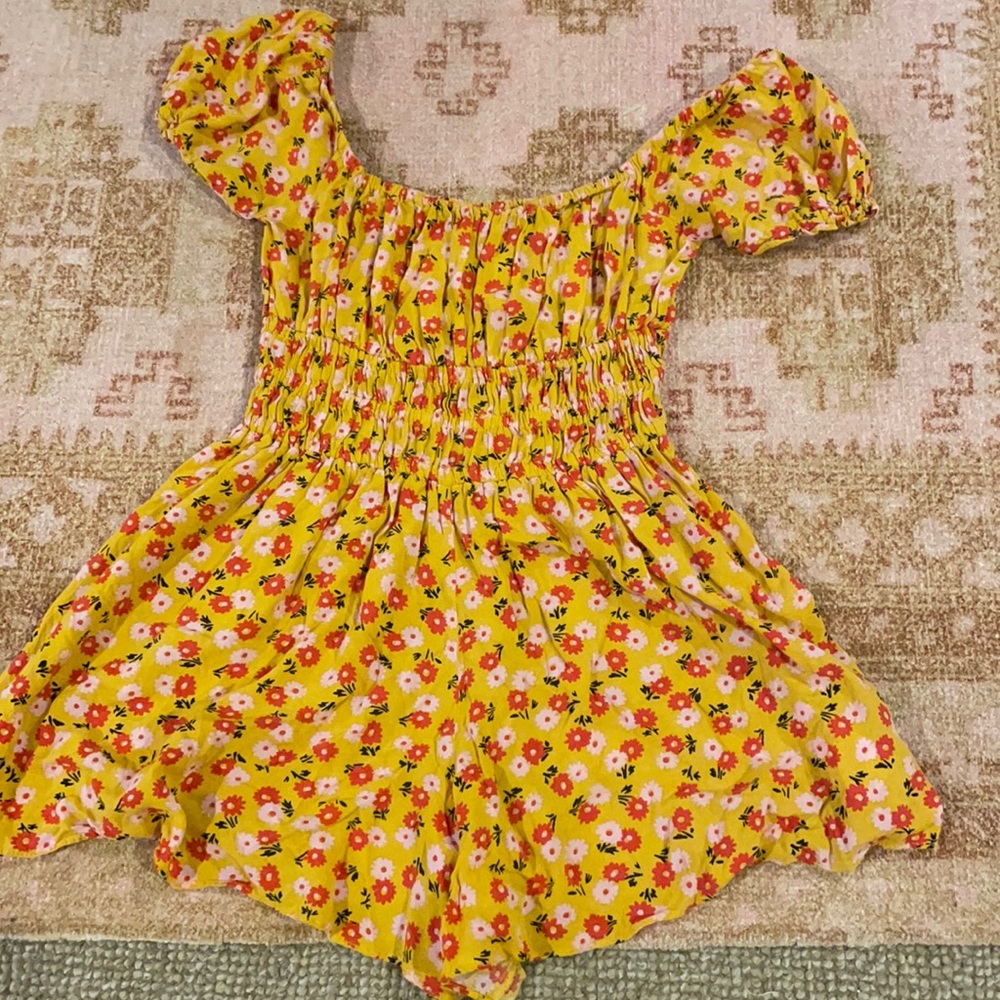 Urban outfitters floral romper
